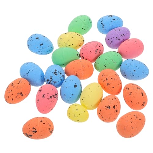 Kisangel 1 Osterei-geschenkpaket Mini -schäume Eierdekorationen Eierdekorationsornamente Schaumeier Zum Basteln Deko-Eier Aus Schaumstoff Ostereianordnung Osterschmuck Handwerk Plastik von Kisangel