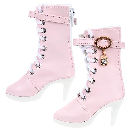 Kisangel 1 Paar Hochhackige Puppenschuhe für Puppen High Heels mit Modischem Design Accessoires für Puppen Outfits für Kreative Spielstunden Kisangel 1 Paar Hochhackige Puppenschuhe für Puppen High Heels mit Modischem Design Accessoires für Puppen Outfits für Kreative Spielstunden von Kisangel