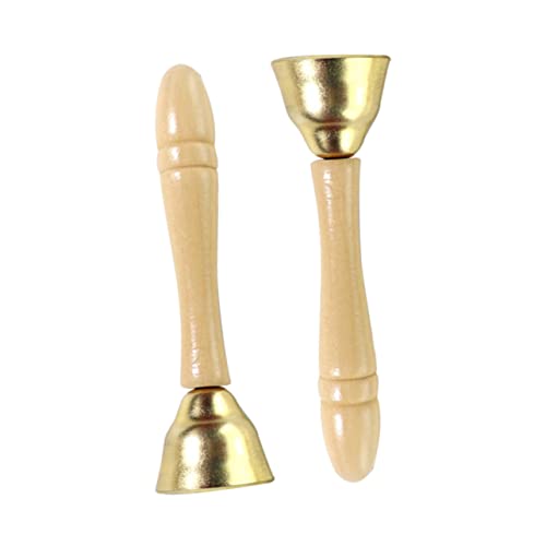 Kisangel 1 Paar Holzspielzeug Glocken Teiliges Musikinstrument für Pädagogisches Musikalität und Hand Augen Koordination für Jungen Kisangel 1 Paar Holzspielzeug Glocken Teiliges Musikinstrument für Pädagogisches Musikalität und Hand Augen Koordination für Jungen von Kisangel