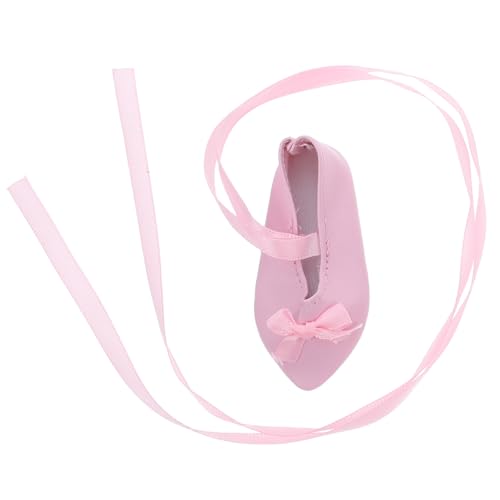 Kisangel 1 Paar Puppen Ballettschuhe mit Elegantem Satinband für Puppen Bequeme und Stilvolle Anziehsachen Kleidung Unverzichtbares Accessoire Kisangel 1 Paar Puppen Ballettschuhe mit Elegantem Satinband für Puppen Bequeme und Stilvolle Anziehsachen Kleidung Unverzichtbares Accessoire von Kisangel