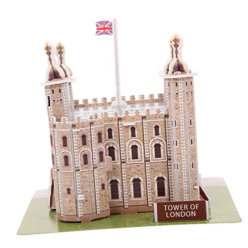 Kisangel 1 Satz 3D Tower of London Model Architekturmodell London Tower-Puzzle Puzzle- Londoner Rätsel Turmmodell Baupuzzle Für Erwachsene Modellbausätze Aus Metall Bausatz Papier Kisangel 1 Satz 3D Tower of London Model Architekturmodell London Tower-Puzzle Puzzle- Londoner Rätsel Turmmodell Baupuzzle Für Erwachsene Modellbausätze Aus Metall Bausatz Papier von Kisangel