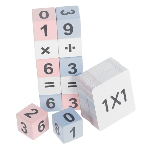 Kisangel 1 Satz Algorithmus Bausteine Zusatzpraxis Homeschool -Vorräte Vorschullernaktivitäten Multiplikationsspiel Arithmetisches Brettspiel Balance Counting Mathe Toy Mathe-Spiele Holz von Kisangel