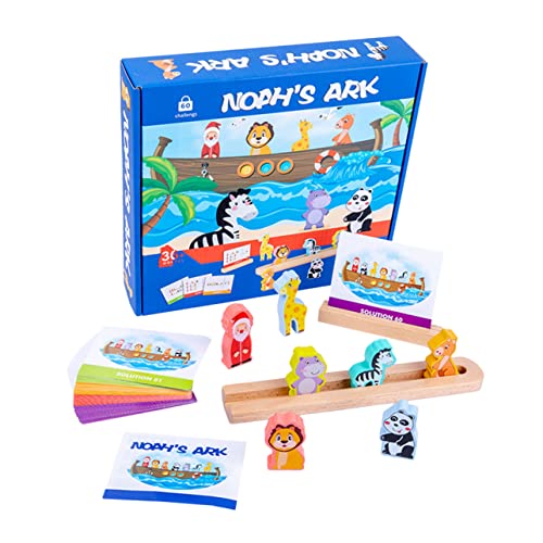 Kisangel 1 Satz Ark Bausteine Sortierspielzeug für Jungen und Bildungsbausteine für Fördert und Soziale Fähigkeiten Jahren Holzspielzeug für Kreative Herausforderungen von Kisangel