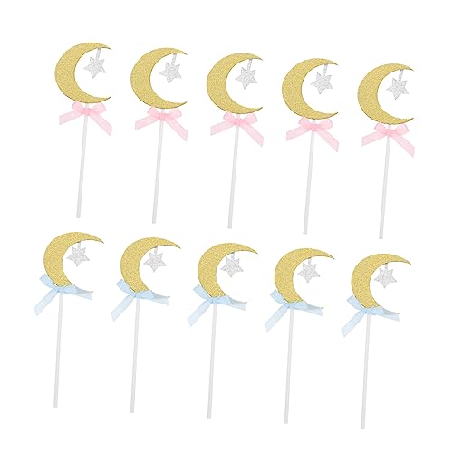 Kisangel 1 Satz Backen Dekoration Mondstern Cupcake Topper Einfügen Mond-cupcake-topper Kuchendeckel Mond Und Sterne Kuchentopper Sahnetortenaufsatz Mondkuchen Topper Papier 20 Stück Kisangel 1 Satz Backen Dekoration Mondstern Cupcake Topper Einfügen Mond-cupcake-topper Kuchendeckel Mond Und Sterne Kuchentopper Sahnetortenaufsatz Mondkuchen Topper Papier 20 Stück von Kisangel