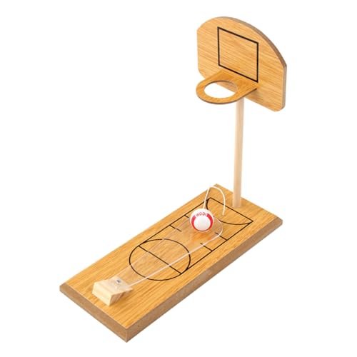 Kisangel 1 Satz Basketball -schießmaschine Finger-basketballspiel Tischplatte Mini Basketballausrüstung Für Jungen Tischbasketballspiel Desktop-basketballspiel Hellbraun Hölzern Kisangel 1 Satz Basketball -schießmaschine Finger-basketballspiel Tischplatte Mini Basketballausrüstung Für Jungen Tischbasketballspiel Desktop-basketballspiel Hellbraun Hölzern von Kisangel