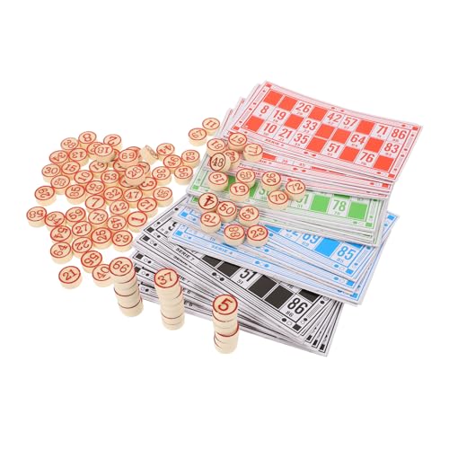 Kisangel 1 Satz Bingo -Brettspiel für groß logisches Brettspiel Requisiten für Familienspiele Schachspielspielzeug Russisches Bingospiel Figurenspiel Holz rot Kisangel 1 Satz Bingo -Brettspiel für groß logisches Brettspiel Requisiten für Familienspiele Schachspielspielzeug Russisches Bingospiel Figurenspiel Holz rot von Kisangel