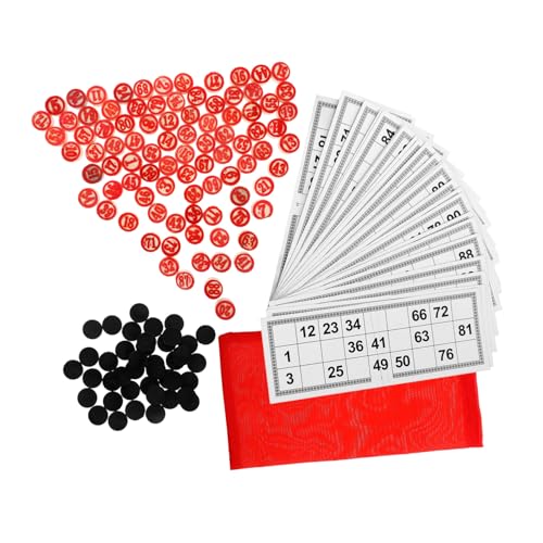 Kisangel 1 Satz Bingo Spielset aus Holz Interaktives Familienspiel für Partys mit Bingo Karten und Schach für Altersgruppen Kompakt und Tragbar für Unterwegs Fördert und Spaß Kisangel 1 Satz Bingo Spielset aus Holz Interaktives Familienspiel für Partys mit Bingo Karten und Schach für Altersgruppen Kompakt und Tragbar für Unterwegs Fördert und Spaß von Kisangel