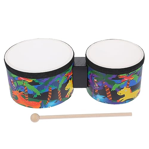 Kisangel 1 Satz Bongo-Trommel Trommeln mit Trommelstock Schlaginstrumente Musikinstrumente Schlagzeug Handtrommelinstrumente für Anfänger Trommel Babybongos Bongotrommeln Holz Kisangel 1 Satz Bongo-Trommel Trommeln mit Trommelstock Schlaginstrumente Musikinstrumente Schlagzeug Handtrommelinstrumente für Anfänger Trommel Babybongos Bongotrommeln Holz von Kisangel