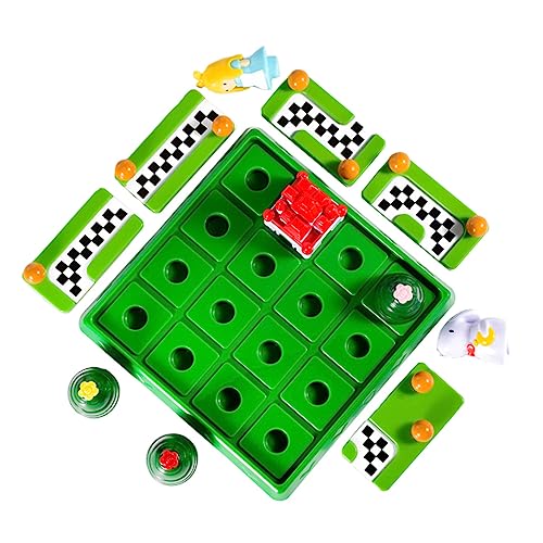 Kisangel 1 Satz Brettspiel Interaktives Spielbrett Eltern-Kind-spielangebot Für Die Intellektuelle Entwicklung Schachspielbrett Spiel Schach Puzzletafel Plastik von Kisangel