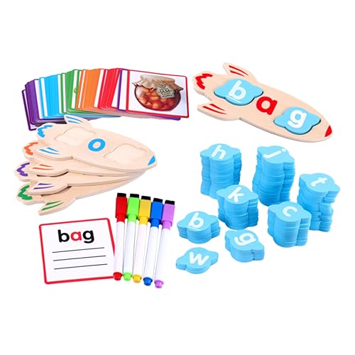 Kisangel 1 Satz Briefklassifizierungskarte Rechtschreibspiele Wortbuchstabierspiel Brieferkennung für den Kindergarten Buchstabenerkennung für Kleinkinder Wortspiel Wort-Flash-Karten Holz Kisangel 1 Satz Briefklassifizierungskarte Rechtschreibspiele Wortbuchstabierspiel Brieferkennung für den Kindergarten Buchstabenerkennung für Kleinkinder Wortspiel Wort-Flash-Karten Holz von Kisangel