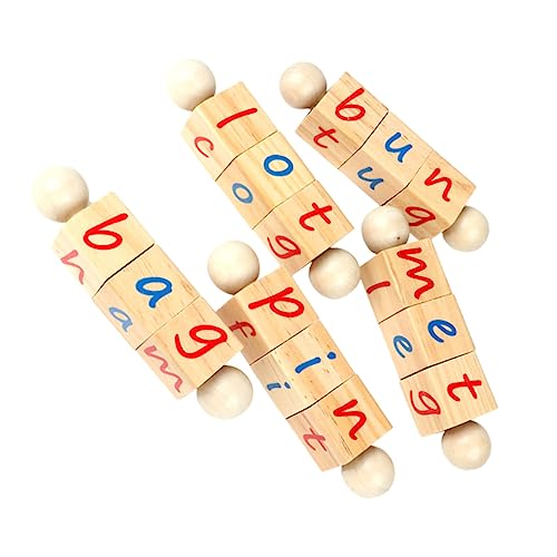 Kisangel 1 Satz Buchstaben Würfel Buchstabenblock Aus Holz Lernspielzeug Für Blockiert Holzrätsel Wörter Puzzle- Holzspielzeug Hölzern Kisangel 1 Satz Buchstaben Würfel Buchstabenblock Aus Holz Lernspielzeug Für Blockiert Holzrätsel Wörter Puzzle- Holzspielzeug Hölzern von Kisangel