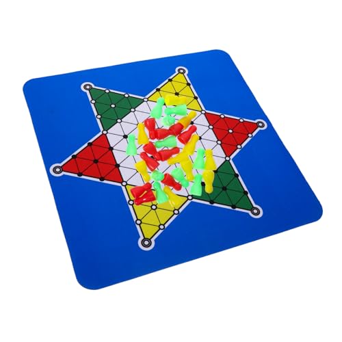 Kisangel 1 Satz Checkers Board Set Planke Schachbrett Praktisches Angebot Für Chinesisches Schach Zubehör Für Schachspiele Schach Zubehör Einfaches Schachspielbrett Gummi von Kisangel