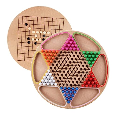 Kisangel 1 Satz Checkers Ludo Schreibtisch Gobang- Kinderspielzeug Familienspiel hölzern Kisangel 1 Satz Checkers Ludo Schreibtisch Gobang- Kinderspielzeug Familienspiel hölzern von Kisangel