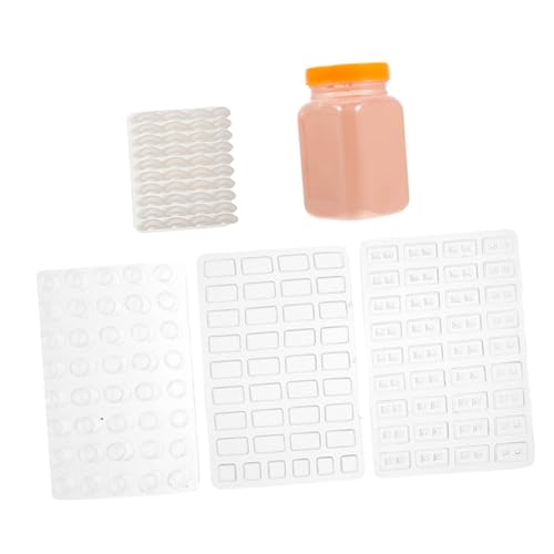 Kisangel 1 Satz DIY Miniaturziegel für Sandtisch Landschaftsbau Teiliges Mould mit Ziegelpulver Kreative Bastelmaterialien für Miniaturszenen und Modellbau für Familien von Kisangel