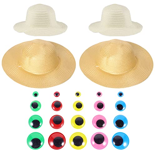 Kisangel 1 Satz DIY für Strohhüte Kreative Sommermützen für Teilig Hüte für Jahre Hüte für Jahre und Älter für Kunstprojekte Pädagogisches und Spaß im Freien von Kisangel