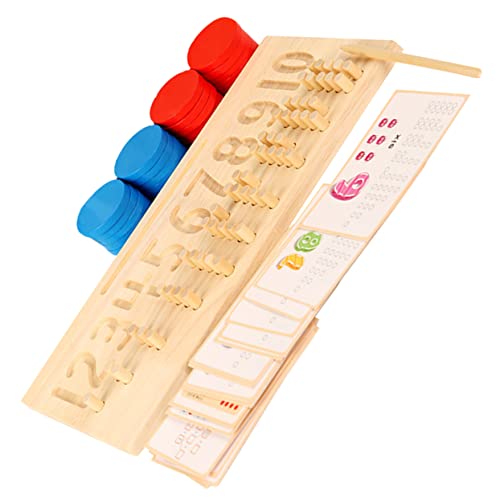 Kisangel 1 Satz Digital Stick Insert Unterrichtshilfe Partygeschenke für pädagogisches Kindergartenspielzeug Kleinkind erste Kinderspielzeug Mathe-Lernspielzeug für Papier Khaki von Kisangel