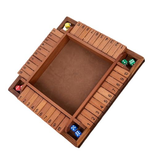 Kisangel 1 Satz Digitaler Flop Spieler Spielzeugspiel Trinkspiele für die Erwachsenenparty Würfelspiele für Erwachsene Partyspiele für Erwachsene Würfel Spielnacht Holz Kaffee von Kisangel