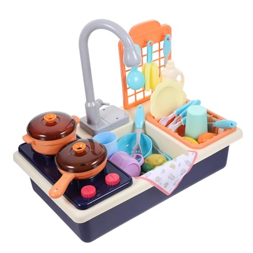 Kisangel 1 Satz Dishwasher Toy Elektronische Küchenspüle aus Hochwertigem Kunststoff Spielzeugset Kreativität und Geschicklichkeit Wasserfluss ohne Batterie für Jungen für Rollenspiele Kisangel 1 Satz Dishwasher Toy Elektronische Küchenspüle aus Hochwertigem Kunststoff Spielzeugset Kreativität und Geschicklichkeit Wasserfluss ohne Batterie für Jungen für Rollenspiele von Kisangel