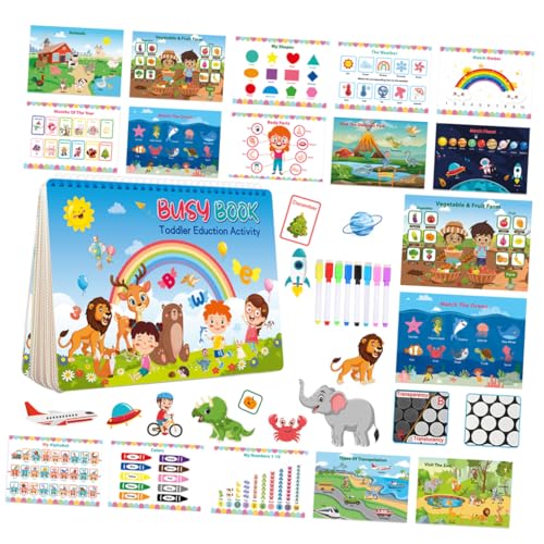 Kisangel 1 Satz Early Education Aufklärungsbuch wiederaufklebbares Stickerbuch Buchaufkleber selber Machen Sticker Books Stickerbuch für Mädchen DIY Sticker Book Papier Kisangel 1 Satz Early Education Aufklärungsbuch wiederaufklebbares Stickerbuch Buchaufkleber selber Machen Sticker Books Stickerbuch für Mädchen DIY Sticker Book Papier von Kisangel