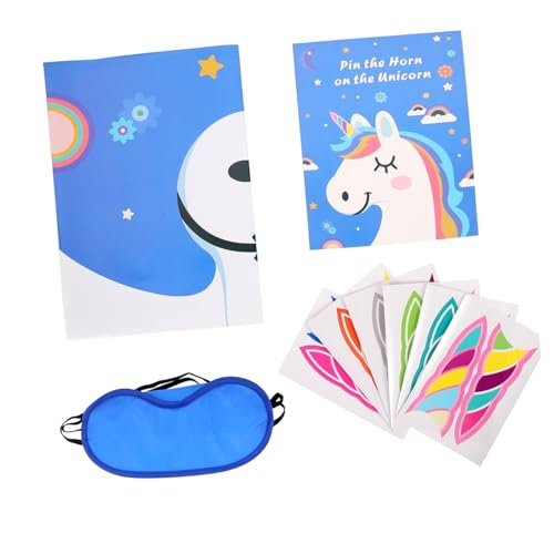 Kisangel 1 Satz Einhorn Spiele für Geburtstagsfeiern stecken Sie das Horn an Geburtstagsfeier Einhorn Spiele Partyspiele für Einhornspielzeug für Papier Blau Kisangel 1 Satz Einhorn Spiele für Geburtstagsfeiern stecken Sie das Horn an Geburtstagsfeier Einhorn Spiele Partyspiele für Einhornspielzeug für Papier Blau von Kisangel