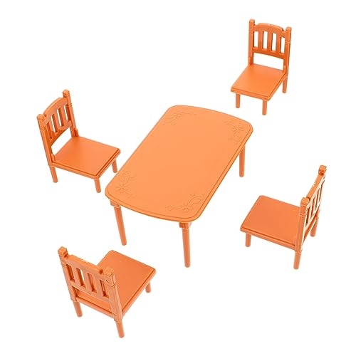 Kisangel 1 Satz Esstisch Mini-Tisch Mini-Stuhl Puppenhaustisch Spielhausmöbel Kindermöbel Mini Möbel Esszimmerstuhl Kinderspielzeug Tischspielzeug Khaki Plastik Kisangel 1 Satz Esstisch Mini-Tisch Mini-Stuhl Puppenhaustisch Spielhausmöbel Kindermöbel Mini Möbel Esszimmerstuhl Kinderspielzeug Tischspielzeug Khaki Plastik von Kisangel