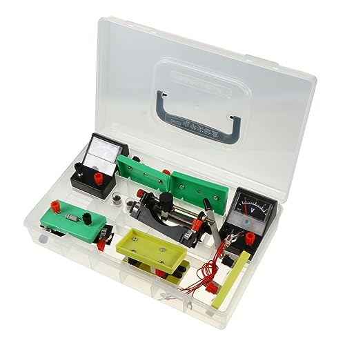 Kisangel 1 Satz Experimentierkasten für Physik Elektrizitäts Experimentierset für Mittelstufe mit Zubehör für Schaltkreise Fördert Verständnis von Elektrizität und Zufällige Kisangel 1 Satz Experimentierkasten für Physik Elektrizitäts Experimentierset für Mittelstufe mit Zubehör für Schaltkreise Fördert Verständnis von Elektrizität und Zufällige von Kisangel