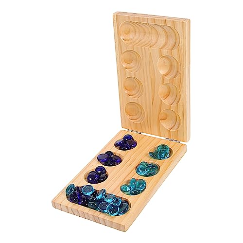 Kisangel 1 Satz Faltbares Mancala aus Holz Gemstone Chess für Erwachsene Familienspiel Fördert Gedächtnis und Interaktive Fähigkeiten Reisen und Partys Kisangel 1 Satz Faltbares Mancala aus Holz Gemstone Chess für Erwachsene Familienspiel Fördert Gedächtnis und Interaktive Fähigkeiten Reisen und Partys von Kisangel