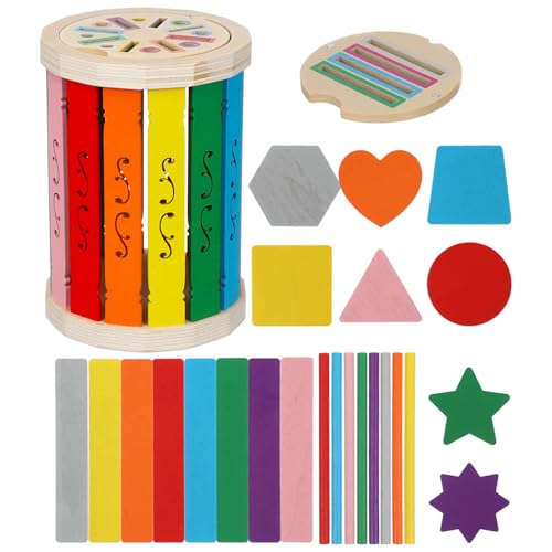 Kisangel 1 Satz Farbsortier Spielset für Kleinkinder Farben Holzspielzeug für und Formenerkennung Sensorisches Lernspielzeug Feinmotorik für Spielzimmer und Kreative Aktivitäten Kisangel 1 Satz Farbsortier Spielset für Kleinkinder Farben Holzspielzeug für und Formenerkennung Sensorisches Lernspielzeug Feinmotorik für Spielzimmer und Kreative Aktivitäten von Kisangel