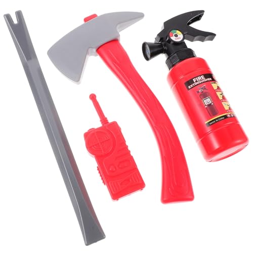 Kisangel 1 Satz Feuerwehr Rollenspiel Set Teiliges Set mit Simulation Feuerlöscher Kostüm Zubehör für Themenpartys Fasching und Rollenspiele Kisangel 1 Satz Feuerwehr Rollenspiel Set Teiliges Set mit Simulation Feuerlöscher Kostüm Zubehör für Themenpartys Fasching und Rollenspiele von Kisangel