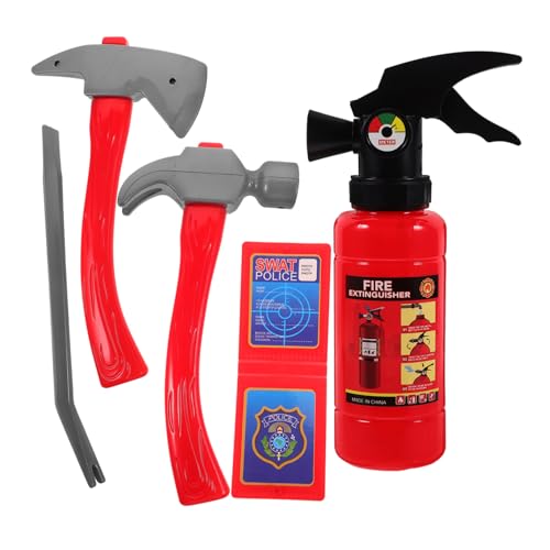 Kisangel 1 Satz Feuerwehranzug für Kleinkind Hinterhof Kinderspielzeug werkzeugkasten kinderwerkzeugkisten boys toys für Feuerwehrleute Feuerwehr-Cosplay-Set Abs rot Kisangel 1 Satz Feuerwehranzug für Kleinkind Hinterhof Kinderspielzeug werkzeugkasten kinderwerkzeugkisten boys toys für Feuerwehrleute Feuerwehr-Cosplay-Set Abs rot von Kisangel