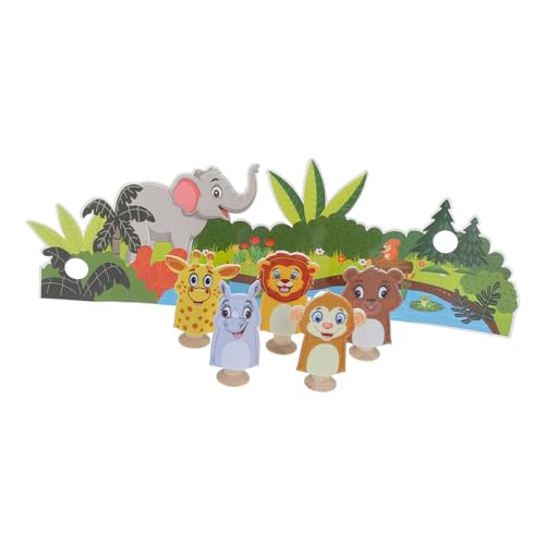 Kisangel 1 Satz Fingerpuppen Aus Filz Fingerpuppen Fingerpuppen Cartoon-fingerpuppe Fingerpuppen Für Kleinkinder Tierische Fingerspielzeuge Fingerpuppenspielzeug Gefühlt von Kisangel