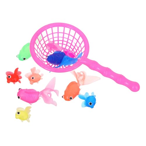 Kisangel 1 Satz Fischnetz -Bag - simulierter Fisch Fangspielspielzeug gefälschte Aquarienfische Angeln realistischer falscher Fisch gefälschter -Ornament Gummi Kisangel 1 Satz Fischnetz -Bag - simulierter Fisch Fangspielspielzeug gefälschte Aquarienfische Angeln realistischer falscher Fisch gefälschter -Ornament Gummi von Kisangel