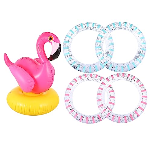 Kisangel 1 Satz Flamingo Aufblasbares Ringwurfspiel Lustiges Wasserspielzeug für Leicht und Tragbar für Pool und Gartenaktivitäten Perfektes für Junge Kisangel 1 Satz Flamingo Aufblasbares Ringwurfspiel Lustiges Wasserspielzeug für Leicht und Tragbar für Pool und Gartenaktivitäten Perfektes für Junge von Kisangel