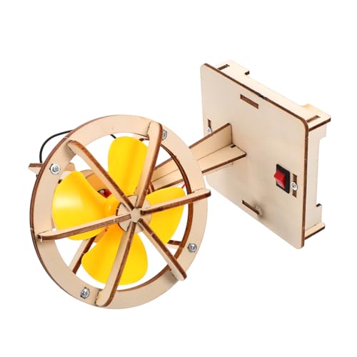 Kisangel 1 Satz Für Wissenschaftliche Experimente Bausatz Lüfter Fans Spielzeuge Kinderspielzeug Anzugtasche Fan Experimentell Led Yellow von Kisangel