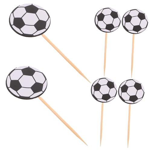 Kisangel 1 Satz Fußball-kucheneinsatz Fußball-kuchendekor Dekorationen Party Kugeln Kuchen Für Post Geburtstagskuchenverzierung Fußball-cupcake-topper Papier 60 Stück Kisangel 1 Satz Fußball-kucheneinsatz Fußball-kuchendekor Dekorationen Party Kugeln Kuchen Für Post Geburtstagskuchenverzierung Fußball-cupcake-topper Papier 60 Stück von Kisangel