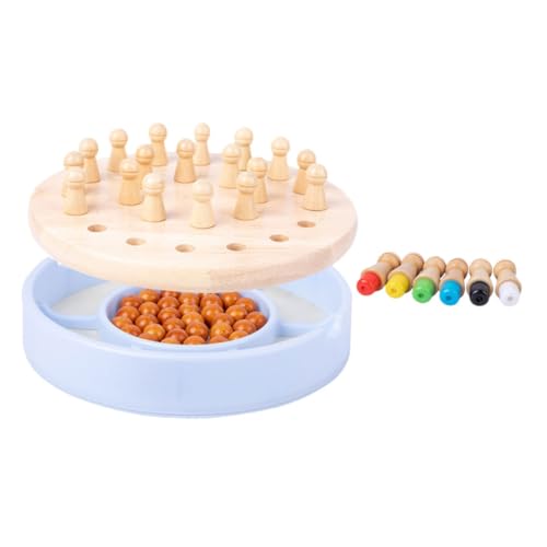 Kisangel 1 Satz Gedächtnis Schachspiel für Aufbewahrungsbox Pädagogisches Konzentration für Frühe Bildung und Unterhaltsame Spiele für Jungen von Kisangel
