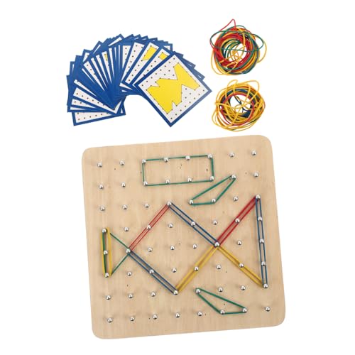 Kisangel 1 Satz Geoboard aus Holz Montessori Lernspielzeug für Geometrische Formen und Farben Unterstützt Mathelernen und Hand Augen Koordination für Frühkindliche Bildung Kisangel 1 Satz Geoboard aus Holz Montessori Lernspielzeug für Geometrische Formen und Farben Unterstützt Mathelernen und Hand Augen Koordination für Frühkindliche Bildung von Kisangel