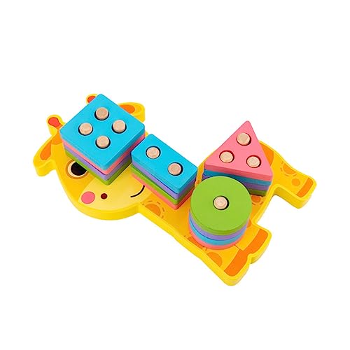 Kisangel 1 Satz Geometrie-Erkennungsspielzeug Stapelblöcke frühpädagogisches Angebot passendes Blockspielzeug Blocksäulenspielzeug kinderspielzeug aus Holz Intelligenz Stapelblock hölzern Kisangel 1 Satz Geometrie-Erkennungsspielzeug Stapelblöcke frühpädagogisches Angebot passendes Blockspielzeug Blocksäulenspielzeug kinderspielzeug aus Holz Intelligenz Stapelblock hölzern von Kisangel