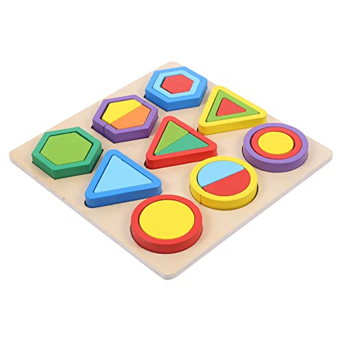 Kisangel 1 Satz Geometrische Formen Holz Bauklötze Lernspielzeug Fördert Kreativität Hand Auge Koordination und Kognitive Fähigkeiten Design für Jungen Kisangel 1 Satz Geometrische Formen Holz Bauklötze Lernspielzeug Fördert Kreativität Hand Auge Koordination und Kognitive Fähigkeiten Design für Jungen von Kisangel