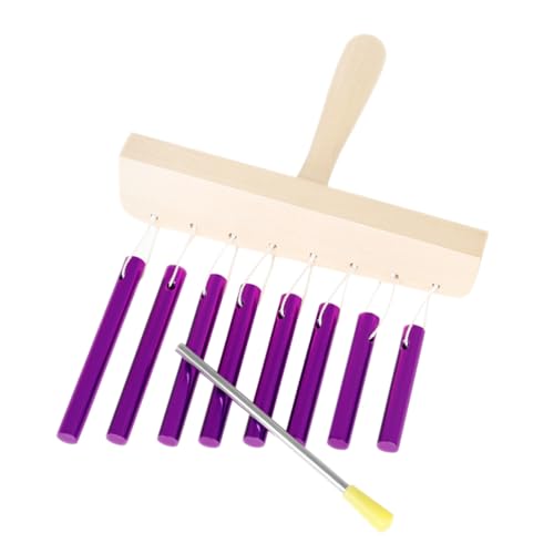 Kisangel 1 Satz Glockenanordnung aus Aluminiumrohr 8-Ton-Glockenspielinstrument -Percussion-Glockenspiel Schlaginstrumente Instrument Massivholz Violett Kisangel 1 Satz Glockenanordnung aus Aluminiumrohr 8-Ton-Glockenspielinstrument -Percussion-Glockenspiel Schlaginstrumente Instrument Massivholz Violett von Kisangel