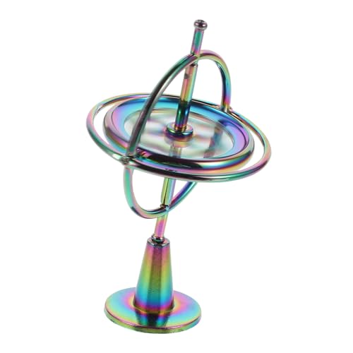 Kisangel 1 Satz Gyroskop - kinderspielzeug Balance-Gyroskop- -Gyroskop- Handgyroskop Druckentlastungskreisel Tischkreisel Legierung von Kisangel