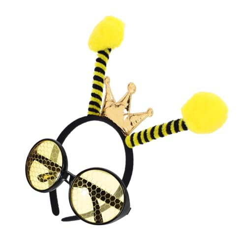 Kisangel 1 Satz Haarreif Sonnenbrille für Karneval Cosplay und Partys Zubehör mit Feiner Verarbeitung aus Langlebigem Dekorieren und Haarfixieren von Kisangel
