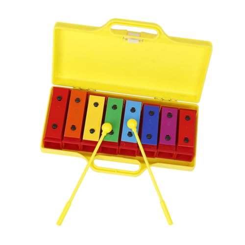 Kisangel 1 Satz Handpercussion -Instrument Schlaginstrument Kinderinstrumente Kindermusikinstrument Musikinstrument für Musikinstrument Babymusikspielzeug Metall von Kisangel