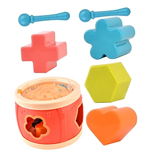 Kisangel 1 Satz Handtrommel Spielzeuginstrumente für Kindertrommeln Musikinstrumente Musiktrommel Bildung Percussion-Instrument Kleinkindmusikinstrumente Plastik rot Kisangel 1 Satz Handtrommel Spielzeuginstrumente für Kindertrommeln Musikinstrumente Musiktrommel Bildung Percussion-Instrument Kleinkindmusikinstrumente Plastik rot von Kisangel