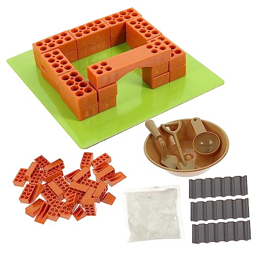 Kisangel 1 Satz Hausbau Bausteine für Spielzeugsteine Bauen Bauen Konstruktionsspielzeug Simulierte Bausteine Ziegelspielzeug Plastik Kisangel 1 Satz Hausbau Bausteine für Spielzeugsteine Bauen Bauen Konstruktionsspielzeug Simulierte Bausteine Ziegelspielzeug Plastik von Kisangel