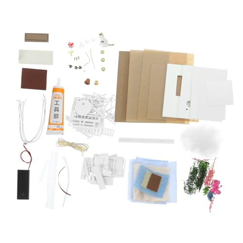 Kisangel 1 Satz Hausmodell selber Bauen Miniatur Erwachsene Bausatz Kind Mädchen Geburtstagsgeschenke vortäuschen Bauen Puzzle-Rahmen-Kit zusammenbauen hölzern Kisangel 1 Satz Hausmodell selber Bauen Miniatur Erwachsene Bausatz Kind Mädchen Geburtstagsgeschenke vortäuschen Bauen Puzzle-Rahmen-Kit zusammenbauen hölzern von Kisangel