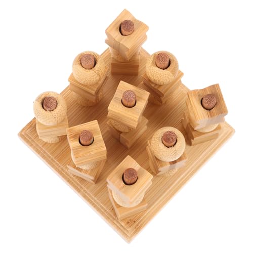 Kisangel 1 Satz Holz Brettspiel Reihe für Familien Fördert Strategisches und Eltern Beziehungen Lernspielzeug für Erwachsene aus Hochwertigem Holz Gefertigt von Kisangel