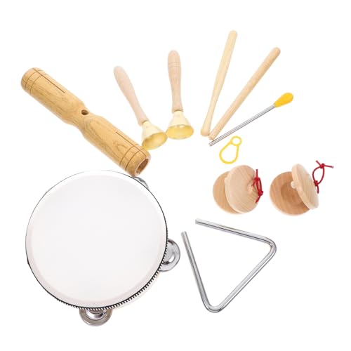 Kisangel 1 Satz Holz Musik Musikspielzeug für im Alter von 3-5 Jahren Instrumente für im Alter von 5-9 Jahren Musikalisches Beige Kisangel 1 Satz Holz Musik Musikspielzeug für im Alter von 3-5 Jahren Instrumente für im Alter von 5-9 Jahren Musikalisches Beige von Kisangel