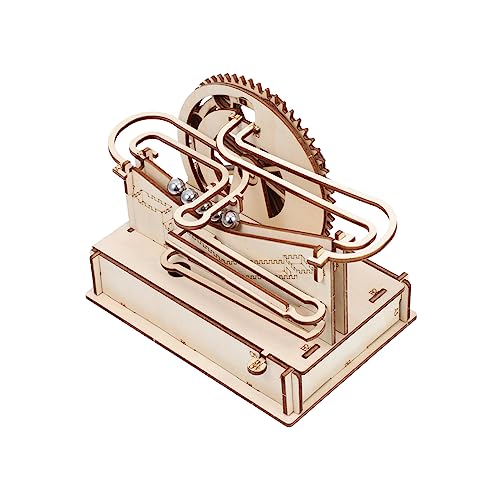 Kisangel 1 Satz Holz Puzzle Kugelbahn Kognitives für Lernspielzeug Motorik DIY Modellbau und Kreatives für zu Jedem von Kisangel