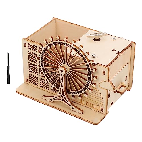 Kisangel 1 Satz Holz Puzzle für DIY Stifthalter und Musikbox Modell Pädagogisches aus Holz für Kreative Bastelprojekte und Geburtstagsgeschenke von Kisangel